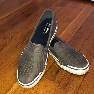 Gray Sperry slip on sneakers, women’s size 8 M